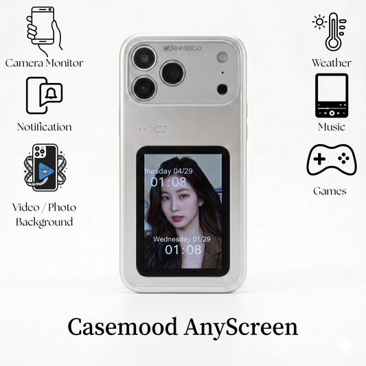 Casemood AnyScreen | Revolutionary Dual Screen Smart Phone Case