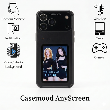 Casemood AnyScreen | Revolutionary Dual Touchable Screen Smart Phone Case